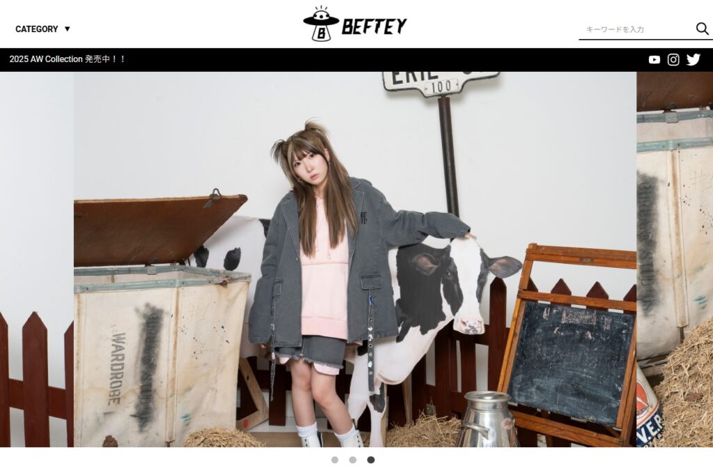 BEFTEY公式通販サイト トップページ